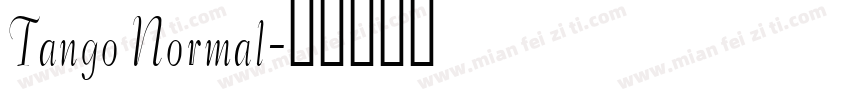Tango Normal字体转换